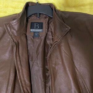 Bernardo Men's Tan Leather Jacket